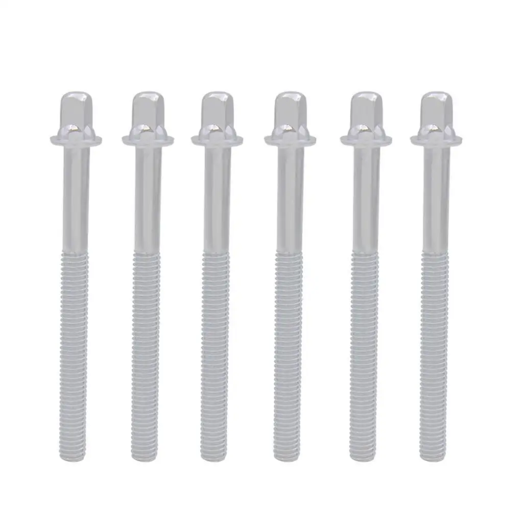 2-6pack 6 Pieces Drum Tension Rods Tension Screws Bolts Percussion