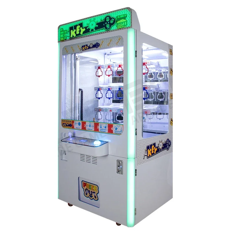 Video game lottery, coin vending machine, push push music gift game machine