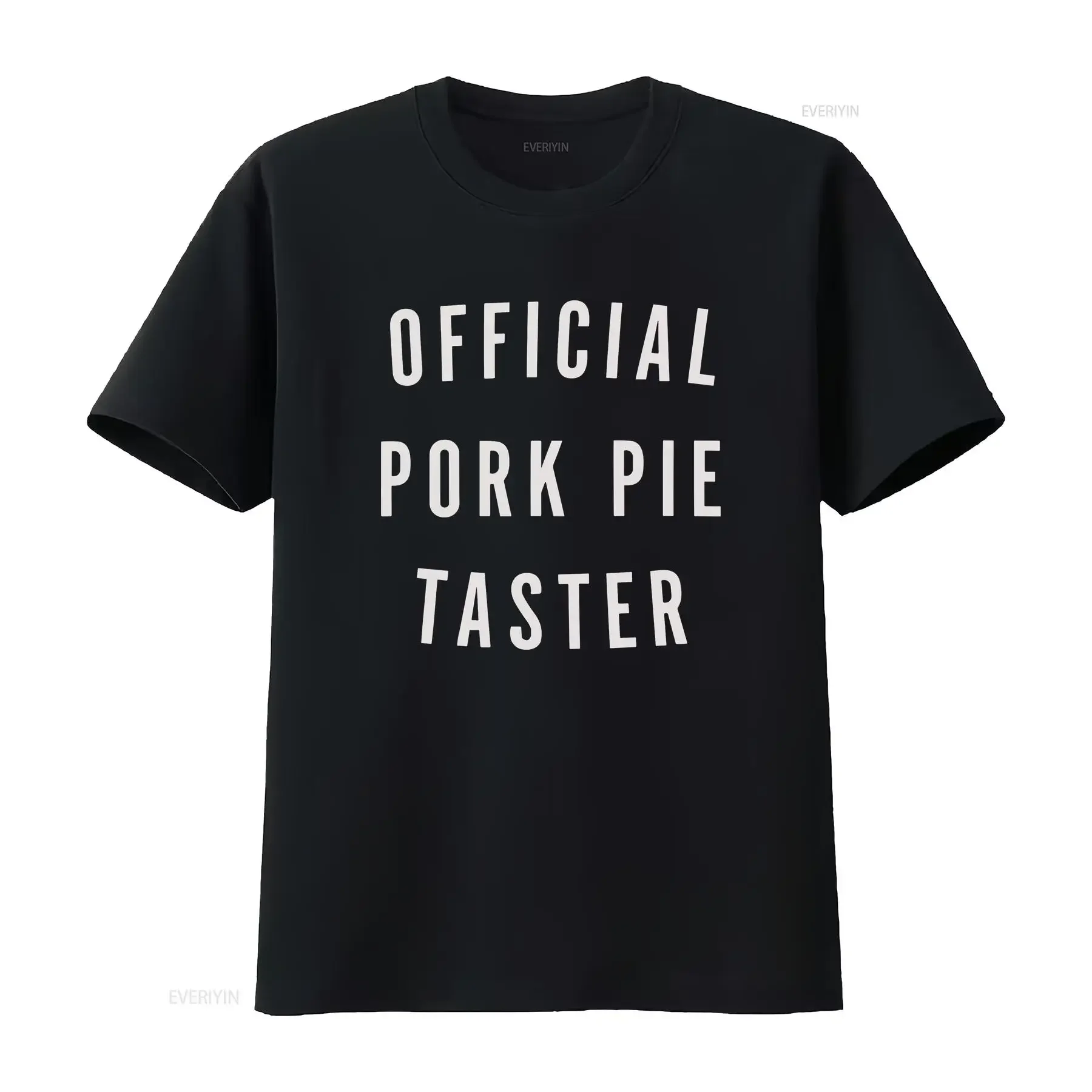 Official Pork Pie Taster T Shirt Lover Aficionado Pastry Enthusiast vintage Washed Comfortable fashion Versatile Breathable