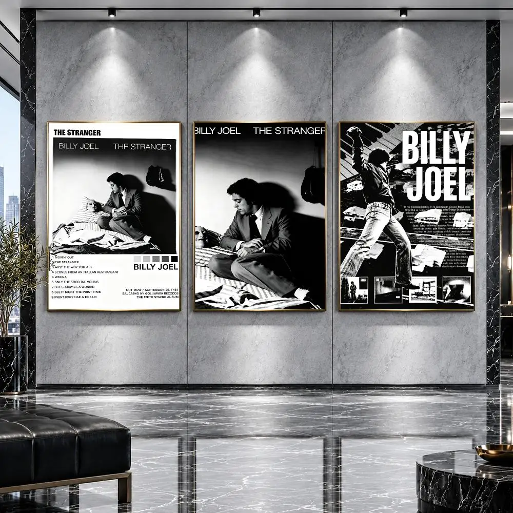 people Billy Joel Poster Poster HD Printing Premium Luxury Style Wall Art Home Decor For living room Bedroom Gift