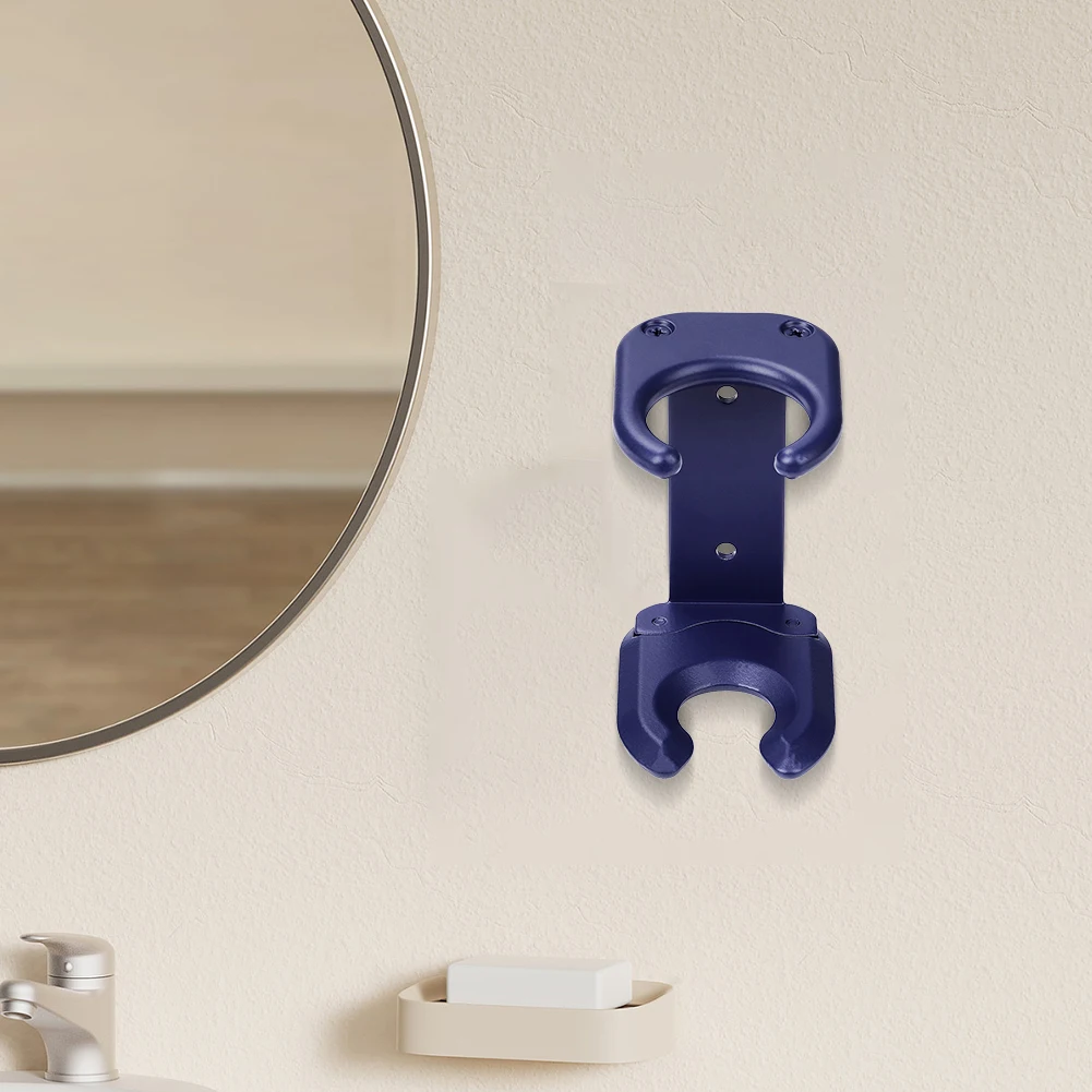 رف حامل منفاخ مثبت على الحائط رف حمام معدني رف تخزين سهل التركيب لمجفف شعر دايسون HD08 HD15 HD16 HD18