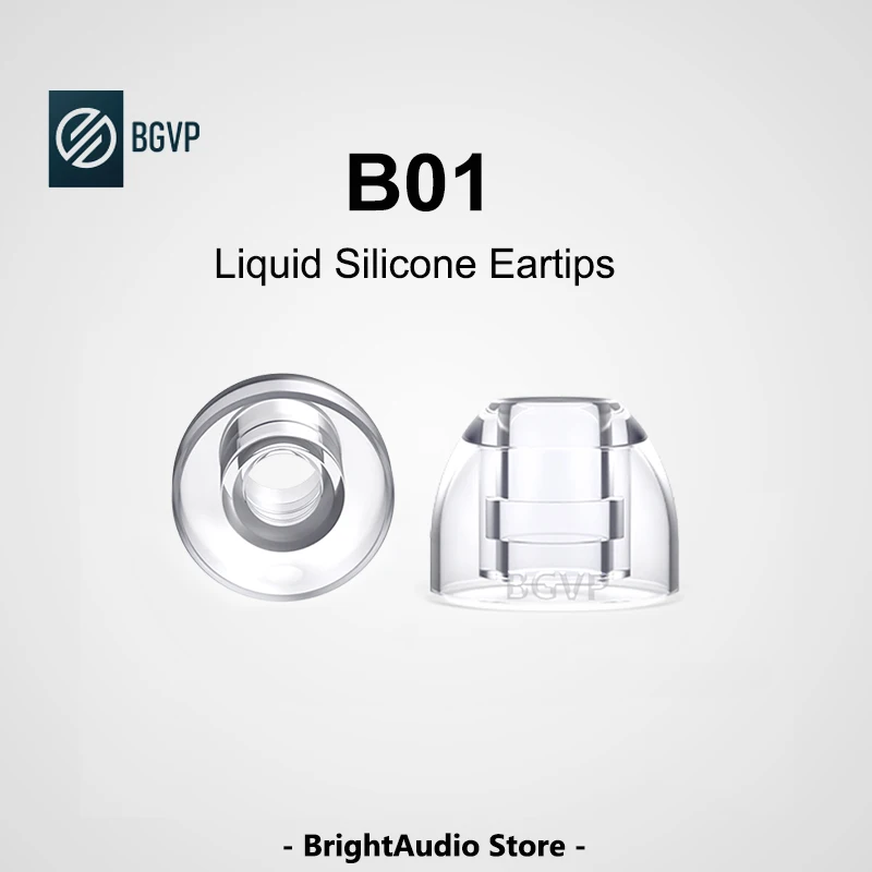 BGVP B01 أطراف أذن من السيليكون لملحقات سماعات الأذن داخل الأذن، مادة صديقة للبشرة، أطراف أذن بديلة