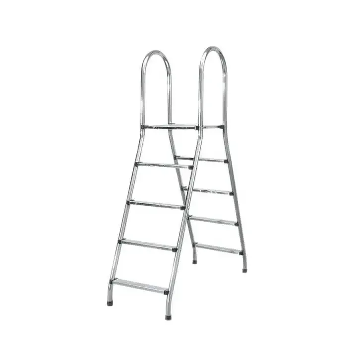 

-Заводская оптовая продажа двухсторонняя лестница для бассейна из нержавеющей стали 304, надувная лестница для бассейна