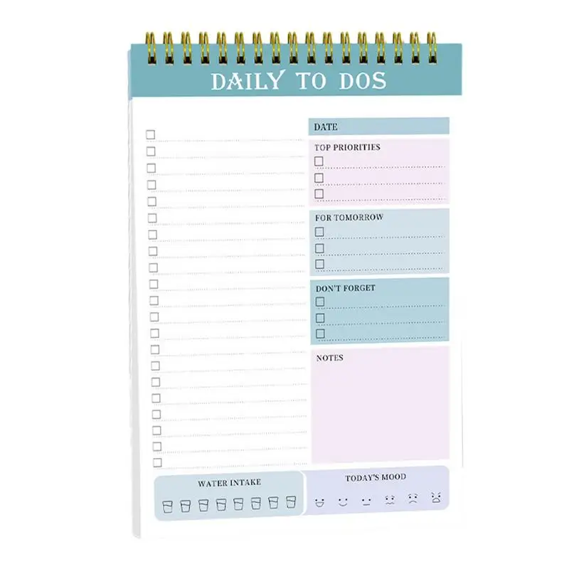 daily planner notepad bobina sem data tarefa checklist organizador agenda pad para o trabalho casa tarefa notebook 01