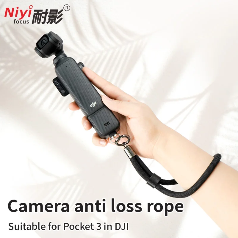 Cordino per tracolla per fotocamera Corda a mano a sgancio rapido per DJI OSMO Pocket 3 Anti-smarrimento con accessori per fotografia con cinturino da polso a vite 1/4
