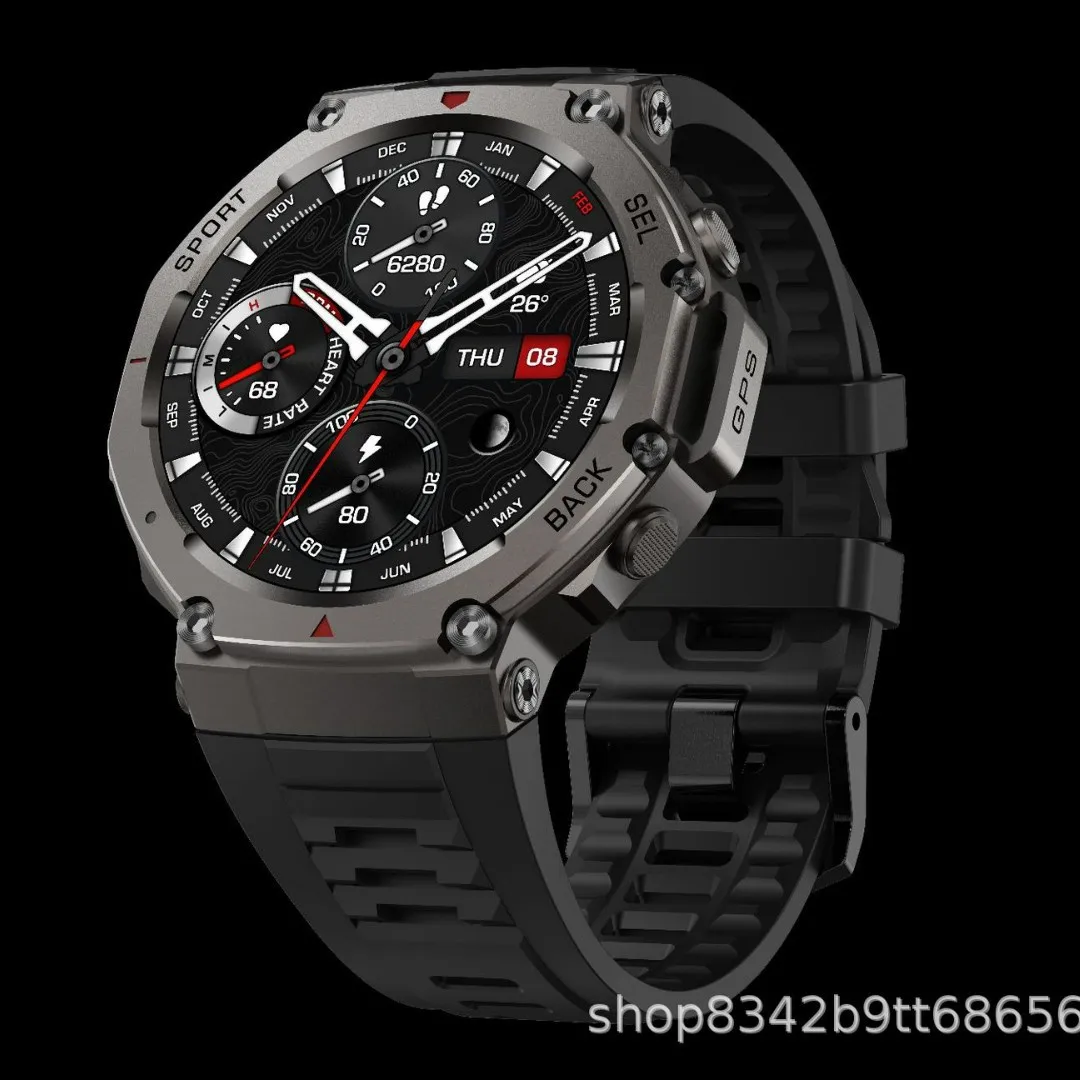 DM58 Smart Watch 5.3 Bluetooth كشف ضغط الدم والأكسجين GPS وغيرها من 5 المواقع العالمية