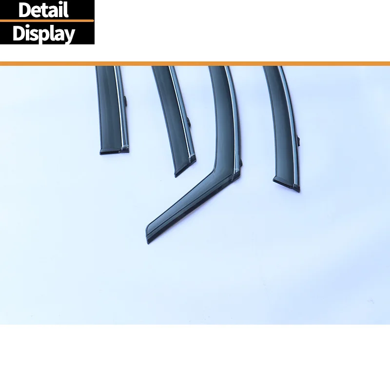 For BYD Dolphin Window Barrier BYD Dolphin Atto 2 Window visors Wind & Rain Deflectors No-Drill Design