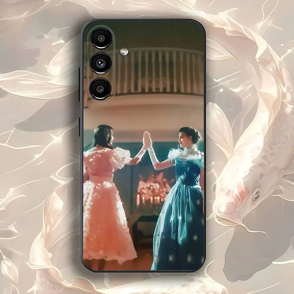 Capa de telefone Pink Theory Freen Becky para Samsung Galaxy A73,31,32,72,41,53,52,71,22,5G,Note,J7,8,9 Capa preta macia