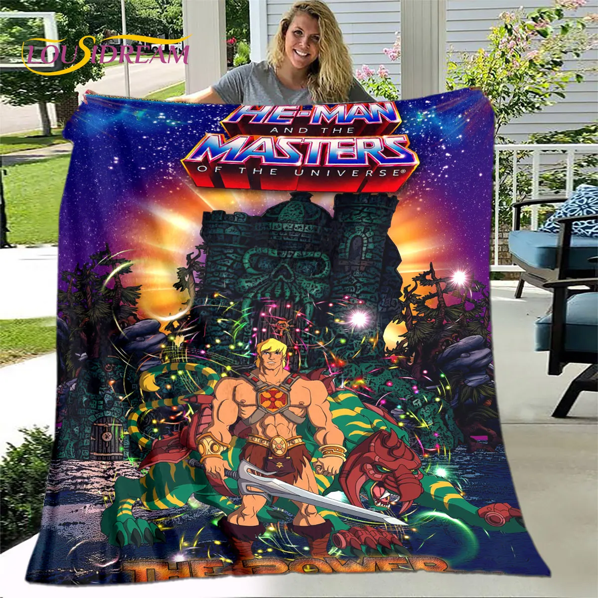 Ông Người Chủ Của Vũ Trụ, Chất Liệu Mềm Mại, Chăn, dép Nỉ Chăn Ném Chăn Cho Phòng Ngủ Phòng Khách Sofa Giường Dã Ngoại Bao