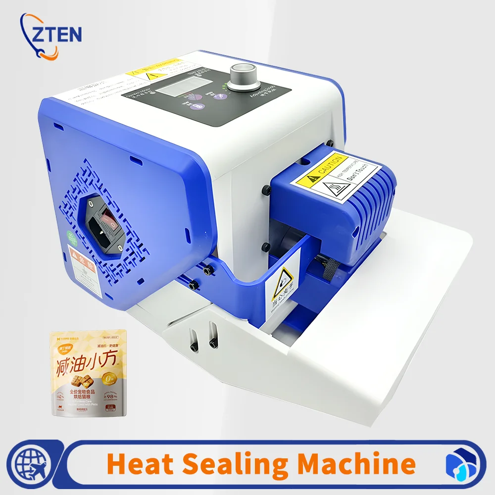Máquina automática de sellado rápido con rodillo, máquina de sellado térmico de bolsas de té de bolsas de película de aluminio, máquina de envasado de bordes comerciales de plástico