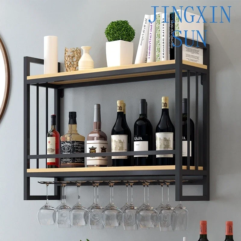 Showcase Display Wine Cabinets Bar Kitchen Storage Wall Mounted Salon Wine Rack Corner Shelf Barra De Vino Hotel Furniture