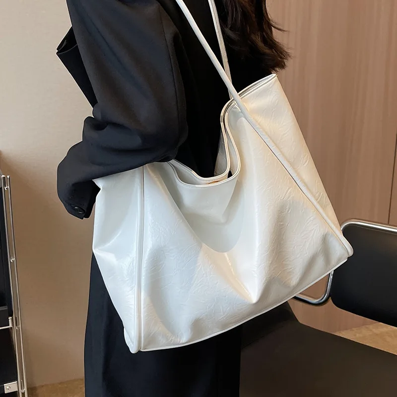 Large-capacity Bag Women's Summer Versatile New High-end Shoulder Bag Texture Popular Class Commuter Bag