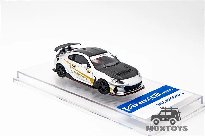 Varis ARISING-Voiture l'inventaire BRZ 1:64, modèle CM argenté moulé sous pression