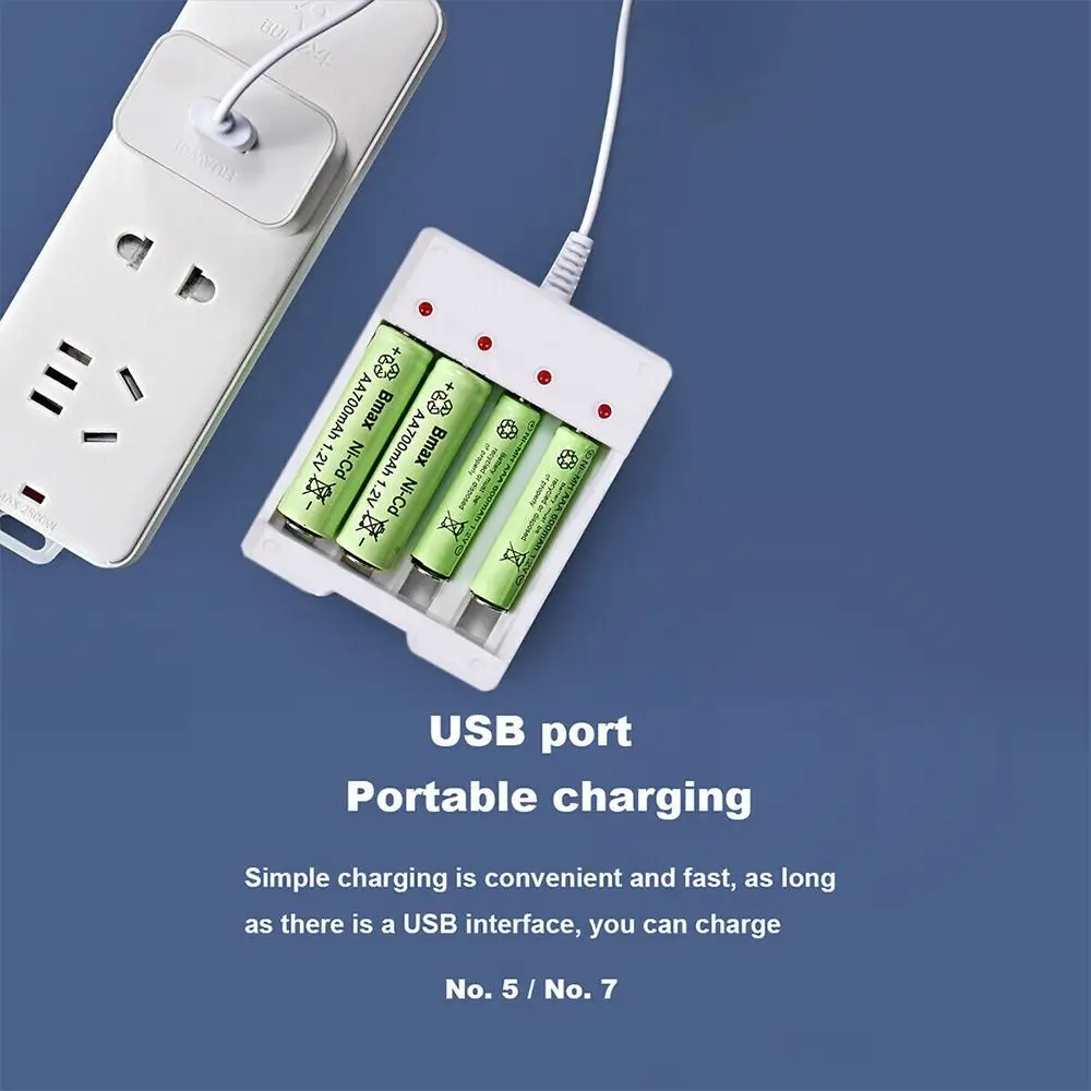 Independent Adapter Universal Rechargeable Quick Charge USB Battery Charger AA / AAA  Battery Charger Charging Tools