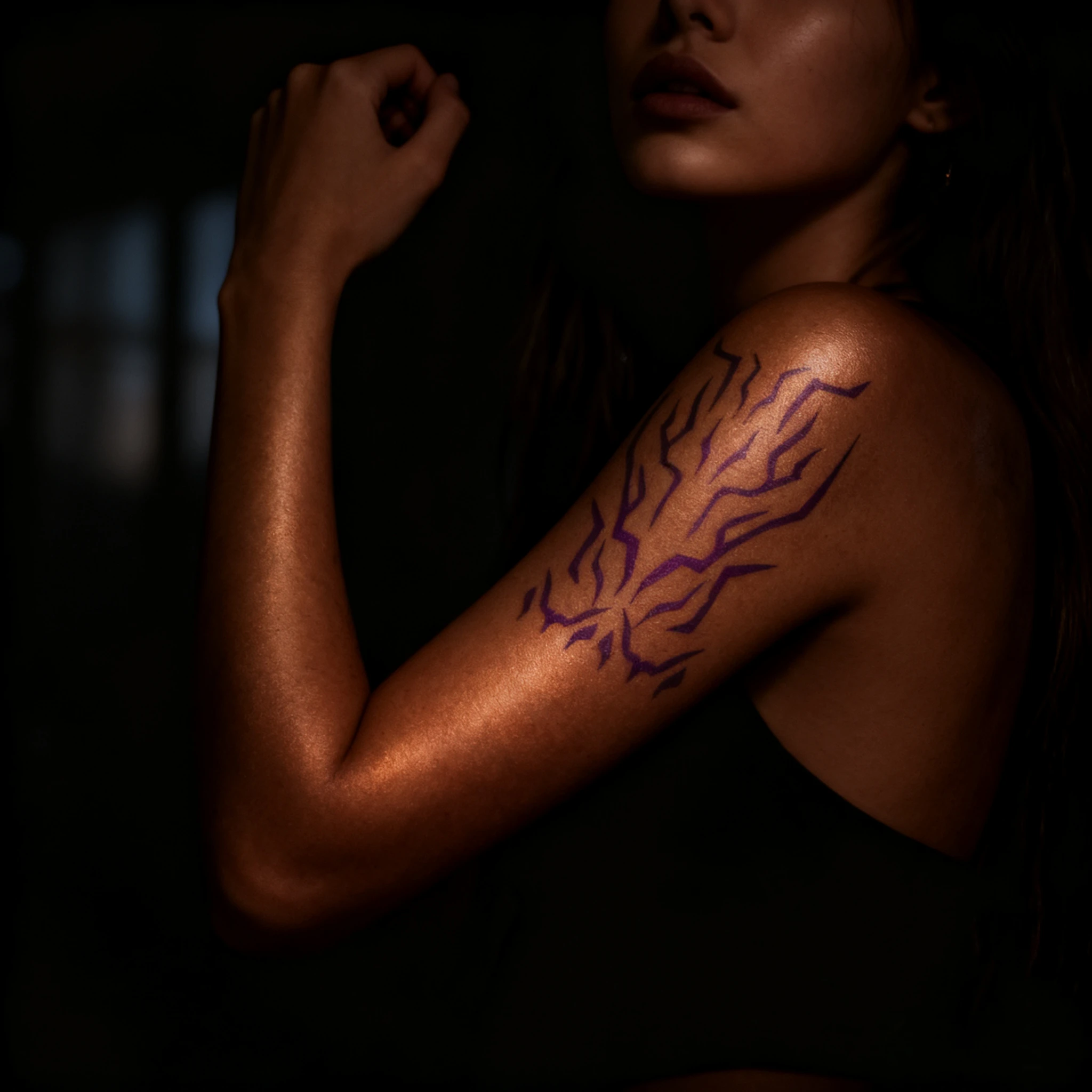 

Костюм Руми, наклейка-тату, косплей для женщин, временная татуировка, охотник на демонов KPop, аксессуары для костюмов, аксессуары для Хэллоуина