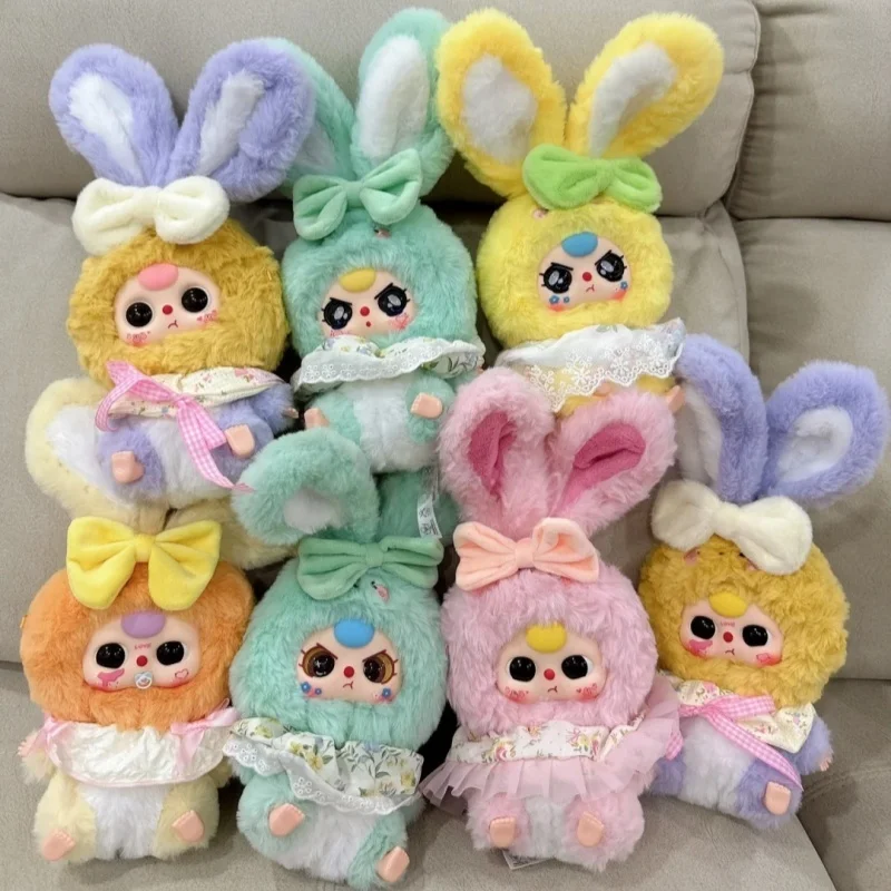 Genuíno bebê três caixa cega lírio coelho cidade v2 série kawaii boneca de pelúcia saco pingente ornamento desktop decoração presente surpresa