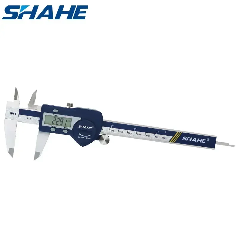 Shahe Digital Vernier Caliper Stainless Steel 0-150 mm Electronic Vernier Caliper+Smart Adapter Data Output