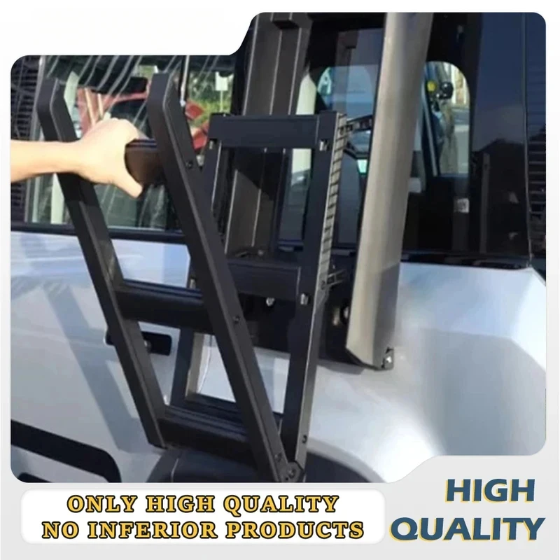 

High-Quality Car Upgrading Accessories ICAR 03 And Other Models Aluminum Alloy Climbing Side Ladder Foldle