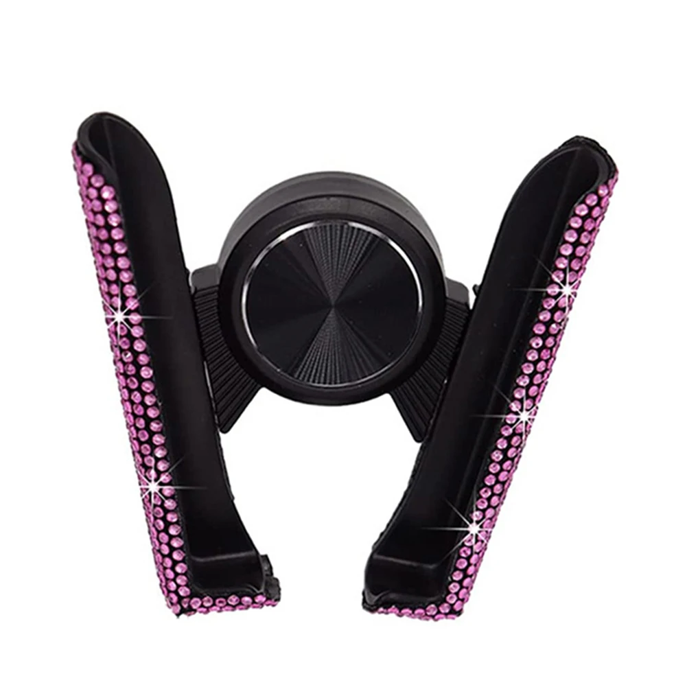 

Air Vent Phone Stand Car Phone Holder Driving Car Interior Pink 360-degree Rotation Personalized Phone Holder Fine Workmanship