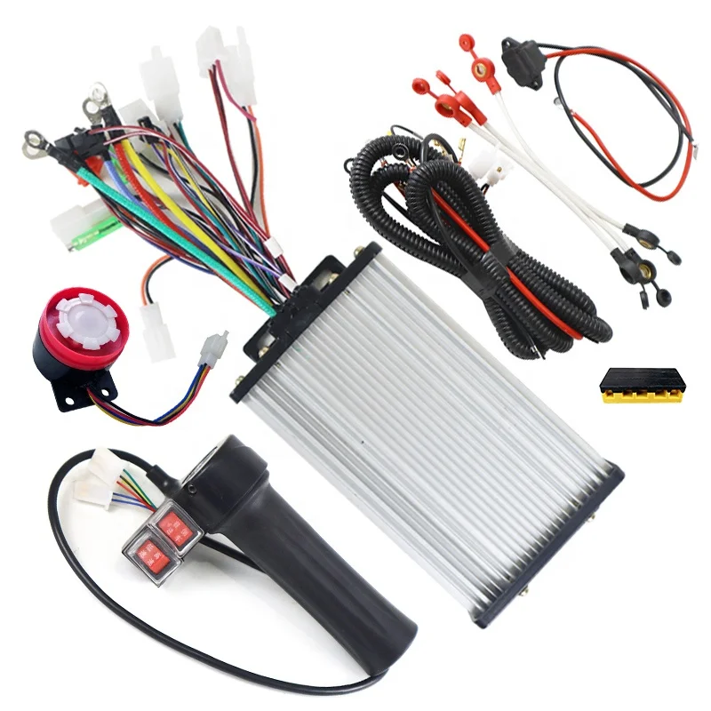 800-1200W DC Brushless Controller Kit,12 /15/18 Tube Variable Speed Controller Assembly, Engineering Electric Tricycle Parts