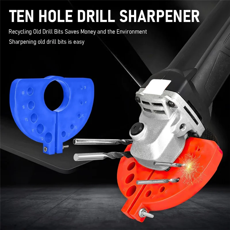 A01F-2 pezzi Affilatrice per punte da trapano, affilatrice per punte da trapano, affilatrice per punte da trapano gigante multi-specifica