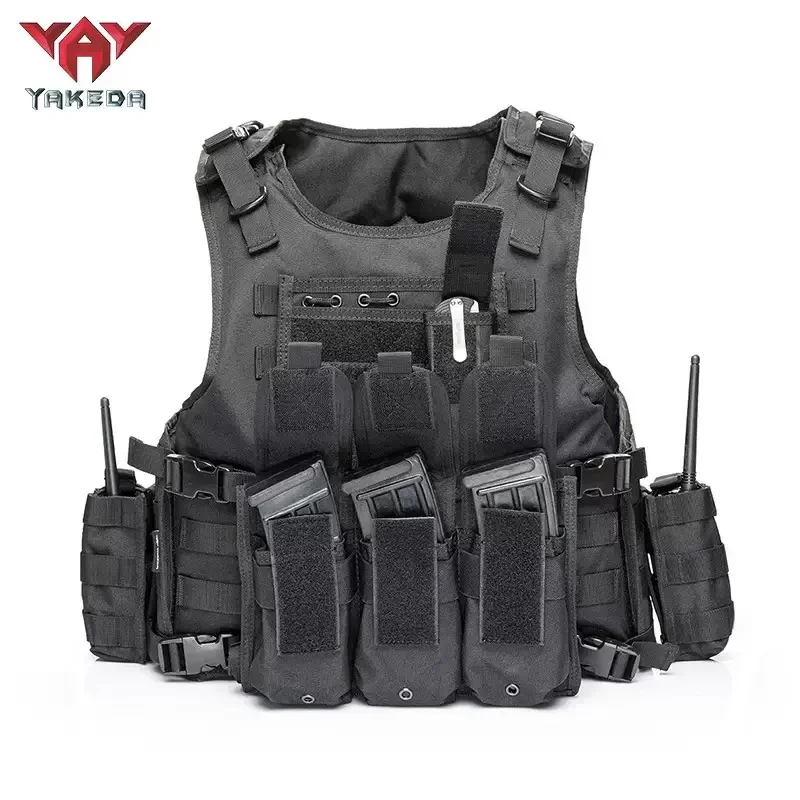 YAKEDA Multi-functional Wear-resistant Tactical Vest Outdoor Training Clothes Airsolf Equipment Protective Waistcoat