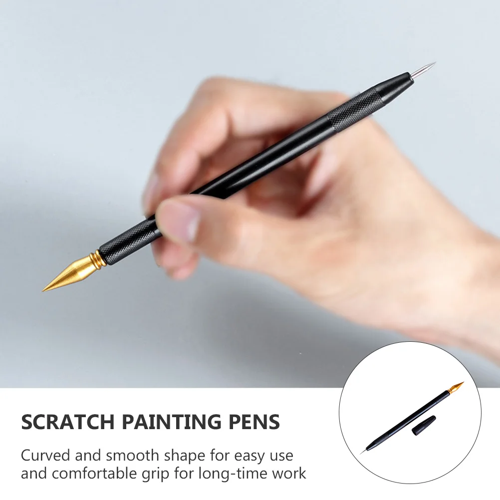 

6 Pcs Art Pencils for Sketching Scratch Pens Drawing Scraping Child Crafts Scraper