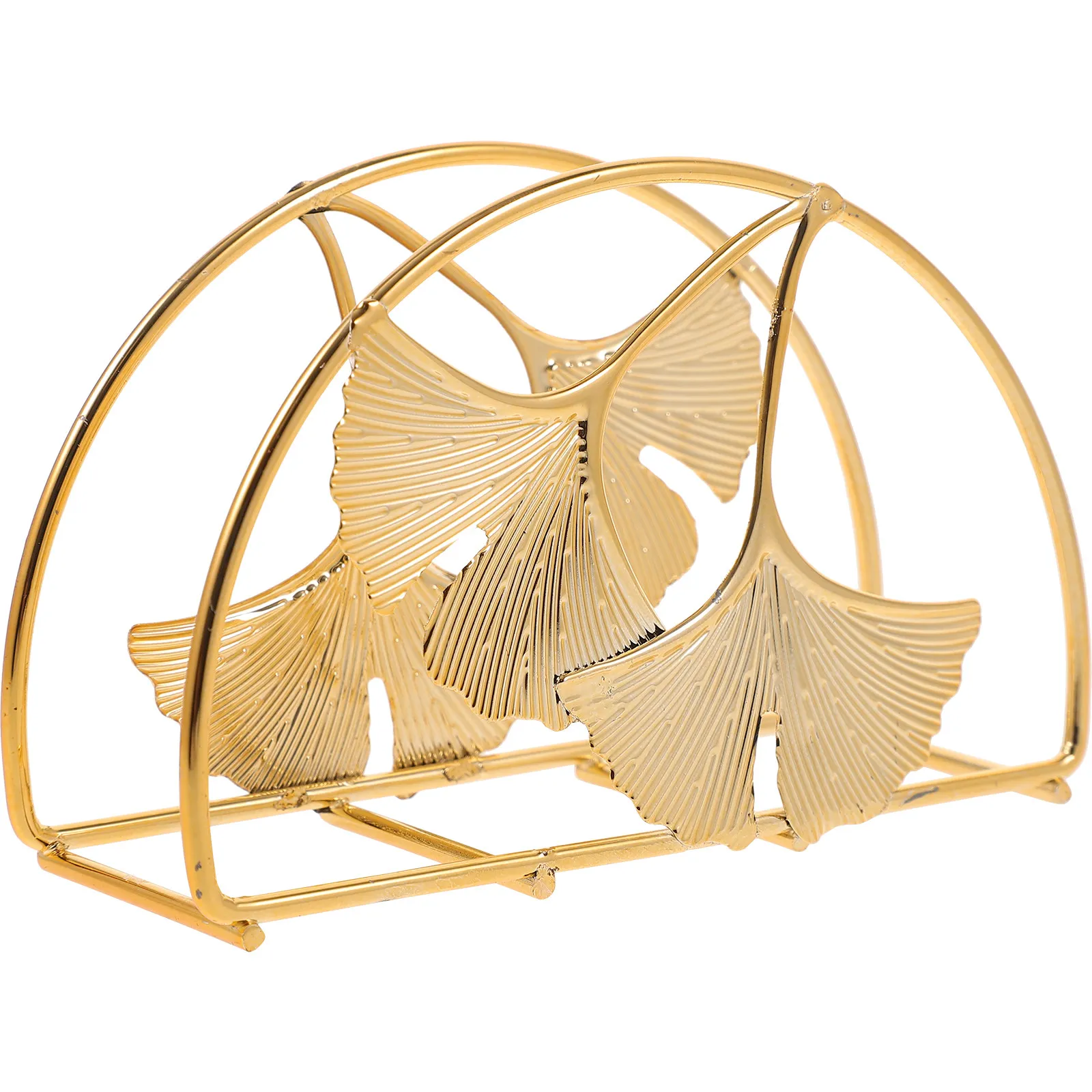 Iron Napkin Holder Leaf Design Metal Tissue Stand for Kitchen Table Bathroom Party Decorative Paper Napkin Holder - view 4