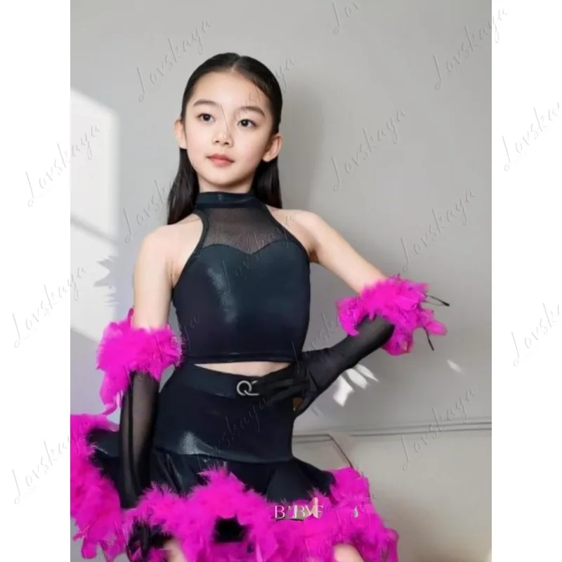 ชุดการแสดงละตินสำหรับเด็กใหม่ ชุดแข่งขันทีมหญิง