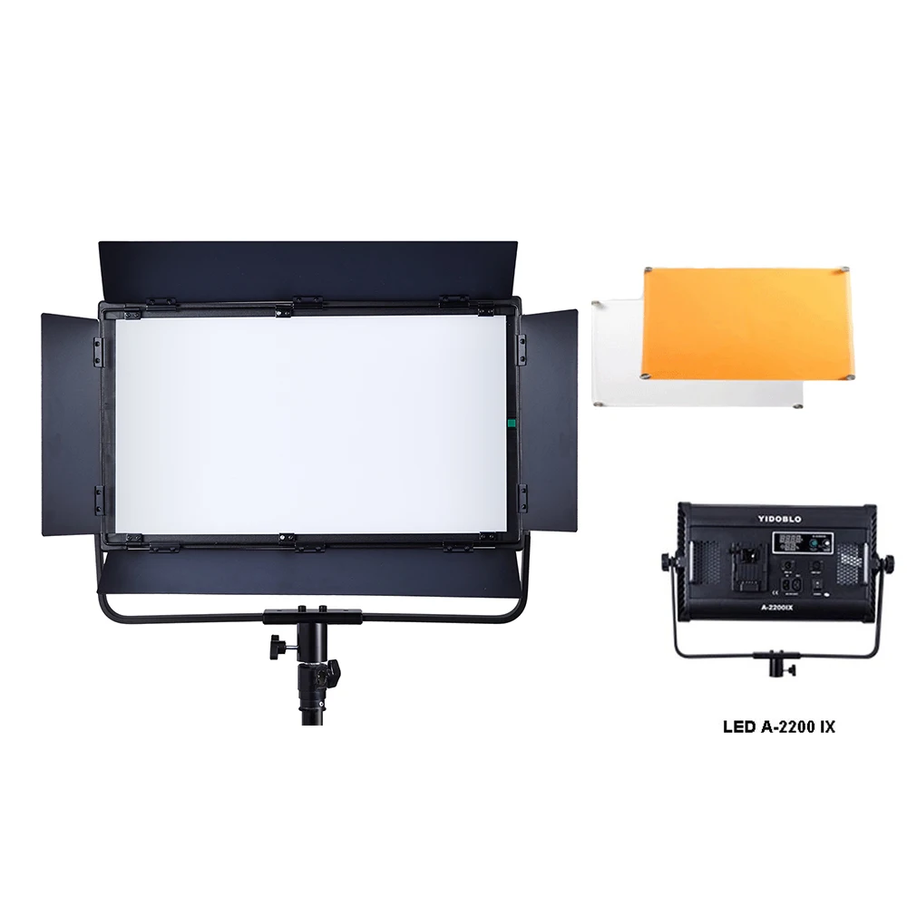 

Photographic Lighting Daylight Photo Studio Video Ligh 70W Yidoblo A-2200IX LED Panel Lamp 5500K For Youtube Fill Cold Lighting