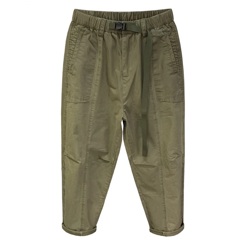 Повседневные рабочие брюки в стиле ретро, мужские летние брюки 2025 года, новые модные крутые и свободные удобные повседневные брюки в японском стиле