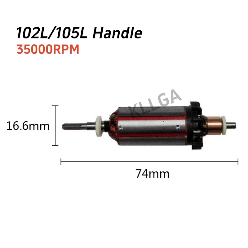 35K 40K 45K For Strong 102L 105L Marathon H37L1 Micromotor Handpiece Motor Rotor Electric Manicure Nail Drill Handle Accessories