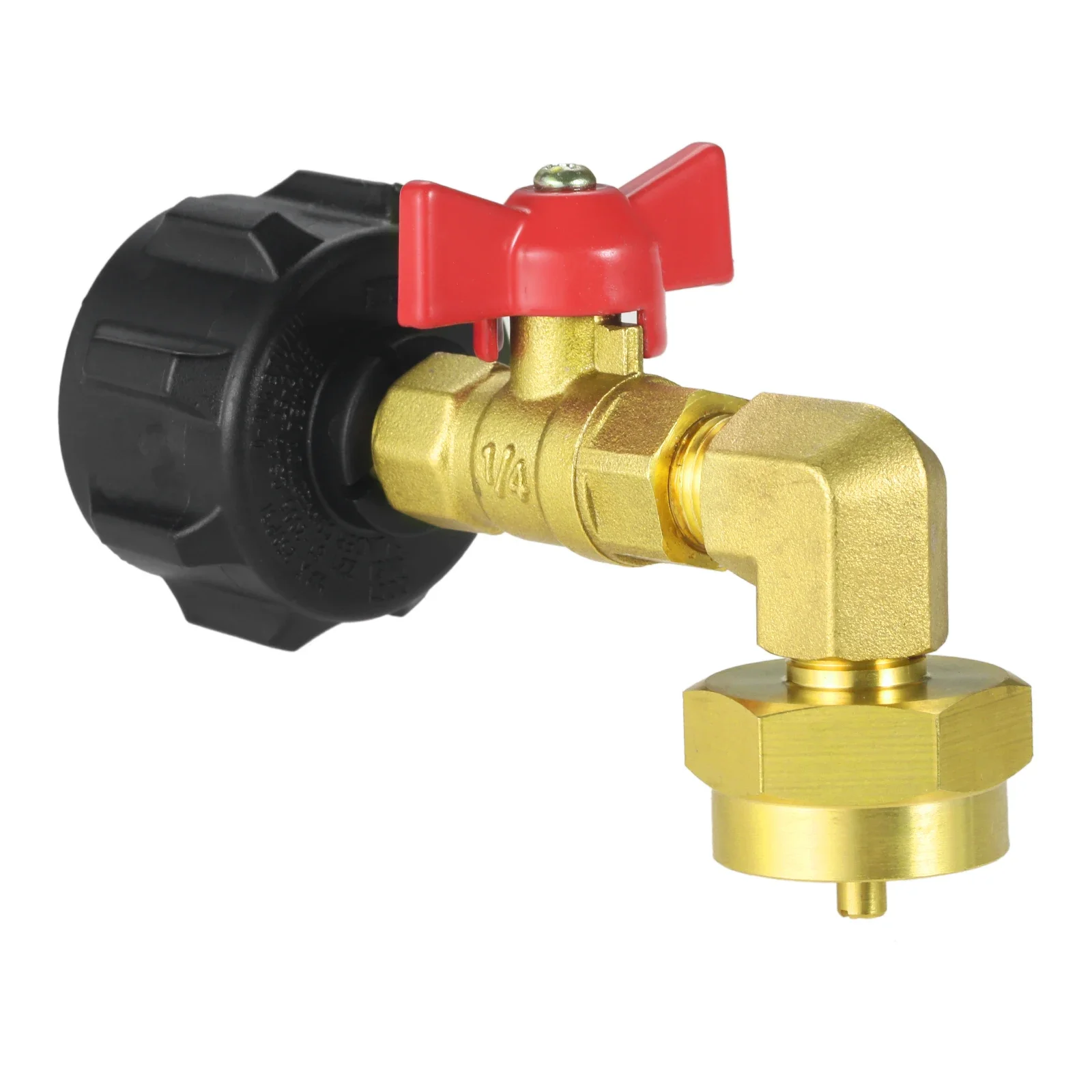 

Переходник давления для заправки пропана на 90 градусов с регулирующим клапаном включения-выключения для кемпингового гриля, резервуар для бутылок 1 фунт, цилиндр 20 ~ 40 фунтов