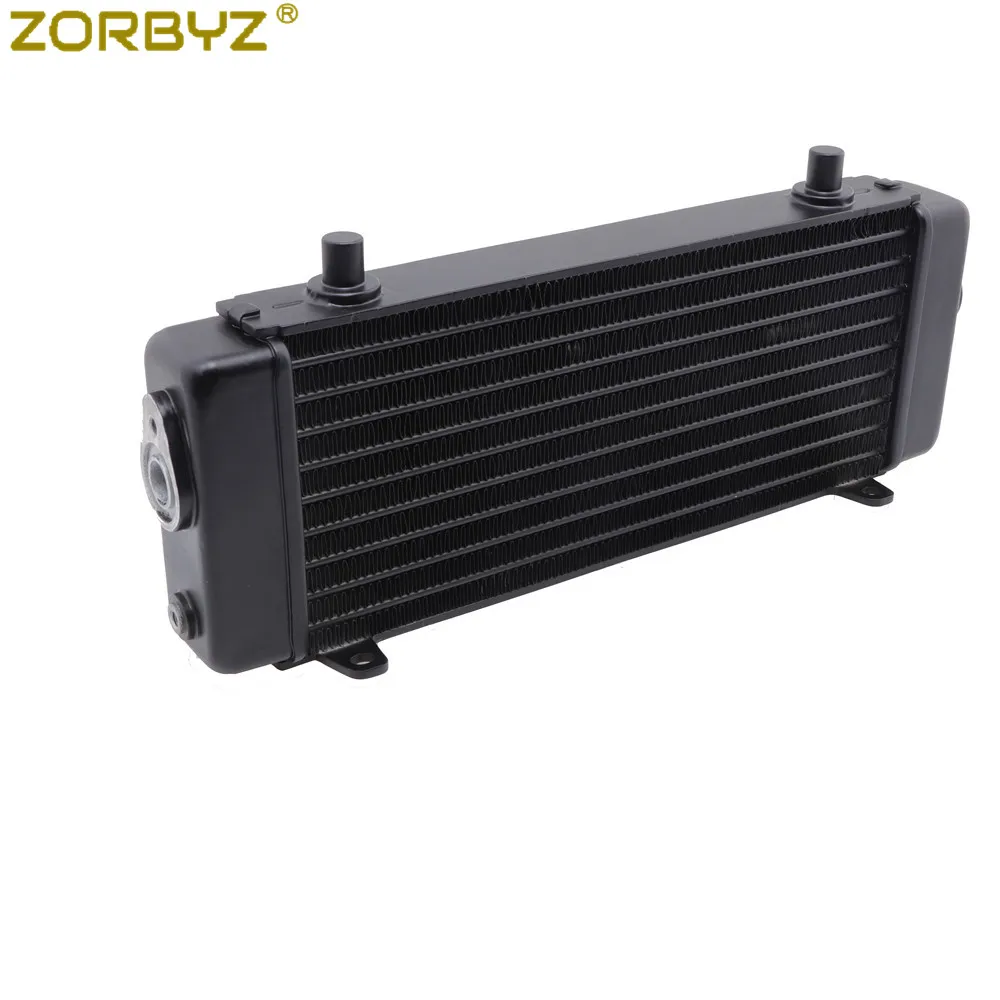 ZORBYZ Motorcycle Black Aluminum Engine Radiator Oil Cooling Cooler For Harley V-Rod VRSCB VRSCA VRSCX