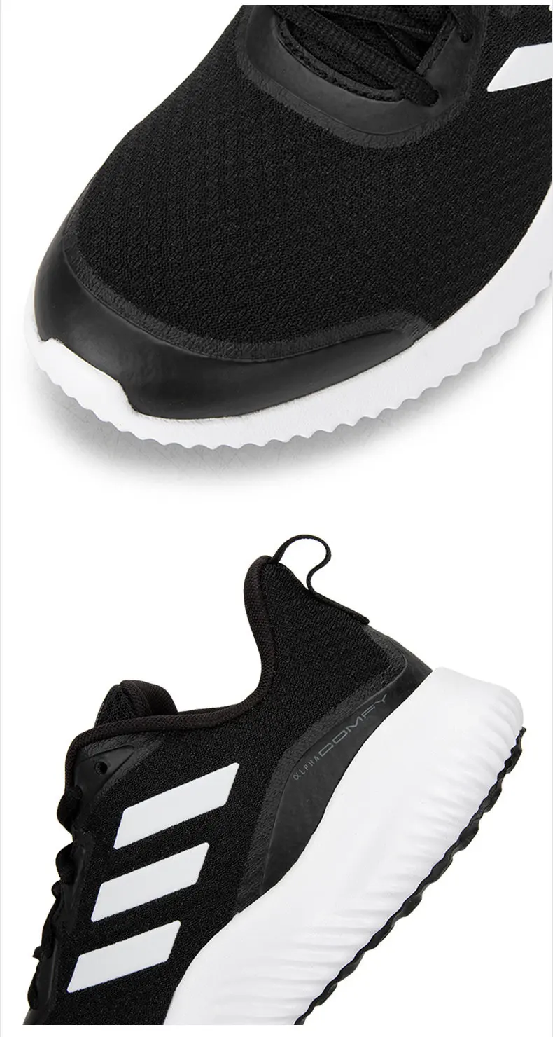 Adidas ID0350 Herren-Laufschuhe aus synthetischem Mesh, Stoffeinlage, flexible Gummilaufsohle, leichter, sportlicher Sneaker für das tägliche Training – Detail 5