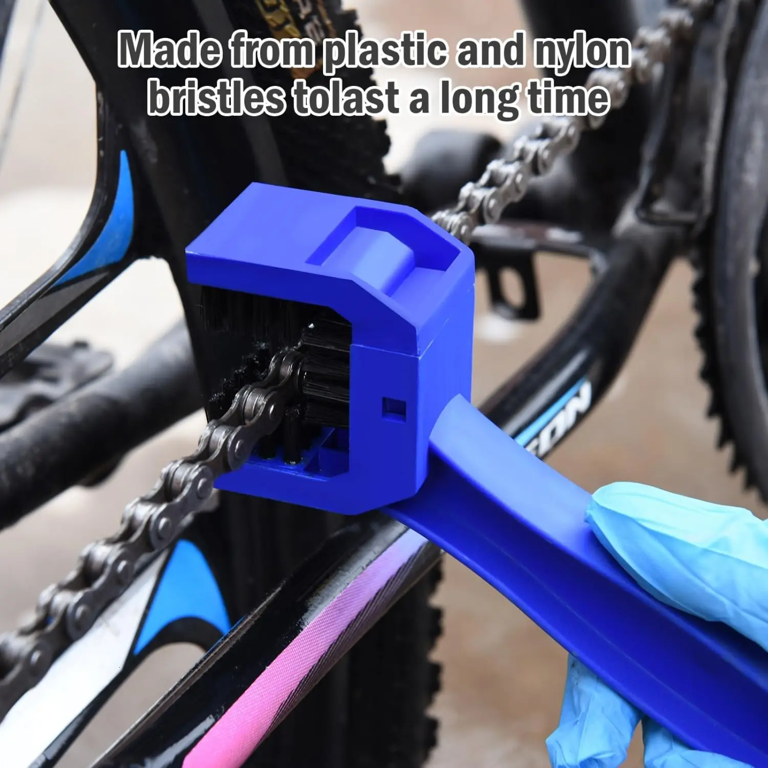 مجموعة أدوات تنظيف سلسلة الدراجات، فرشاة مجموعة كرنك سلسلة الدراجة، أدوات فرشاة تنظيف غسالة الدراجات النارية