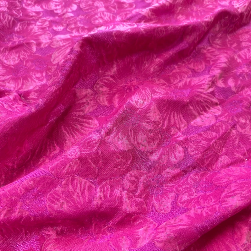 dark pink dress material SAFUNY Women's Short Sleeve Maxi Dress Satin Texture Design Loose Self-Tie Waist Material For Holiday Events And Outdoor Gatherings Red XXXL