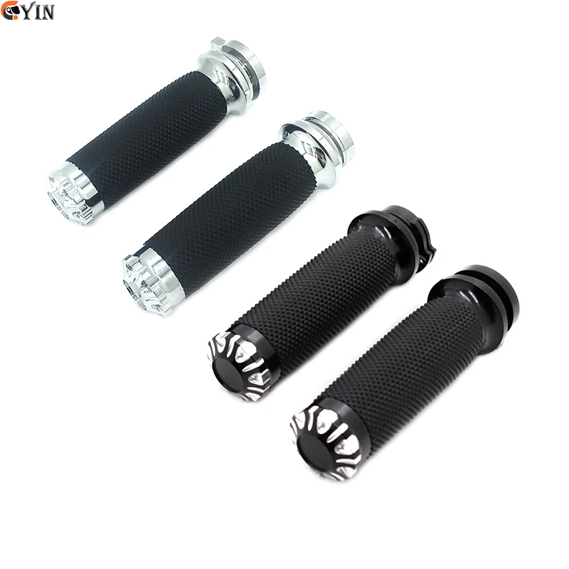 

For Harley Street 750 500 XG500 XG750 ROD 750Rod 2015-2018 Motorcycle CNC Edge Cut Narrow Band Hand Grips Handle Bar Handlebar