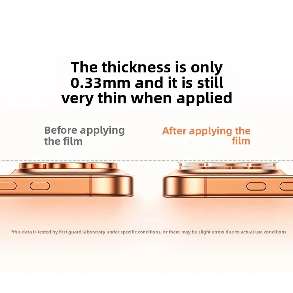 Protector de cámara HD de aleación de aluminio para IPhone 17 Pro Max Air 17 Pro, lente de cubierta completa transparente a prueba de explosiones, película templada de vidrio