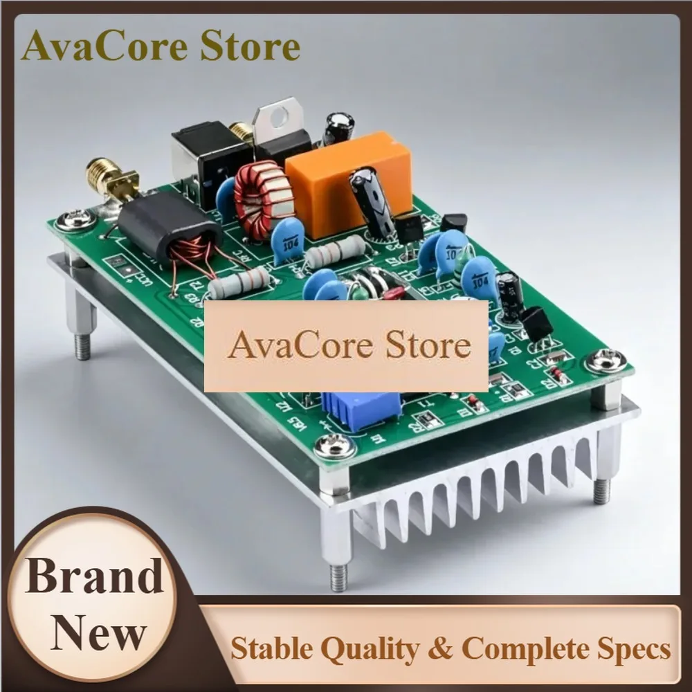 AvaCoreDC 12-13.8V 30W Short Wave Amplifier Board CW SSB Linear HF Power Amplifier Audio Amplifier Module DC 5.5X2.1mm Interface