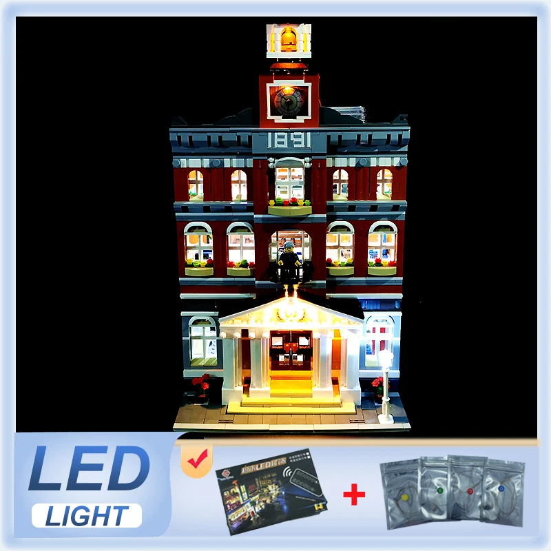 

DIY RC LED Light Kit For LEGO 10224 Town Hall (Only LED Light,Without Blocks Model)