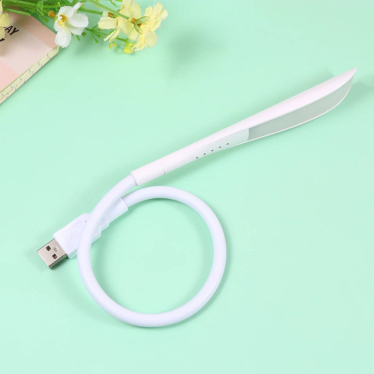 

1pc LED Night Light Lamp Touch Control Flexible USB Portable Stick Light Mini Book Lamp Laptop Glare Free Eye Protection PVC