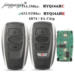 Jingyuqin 314.3/434MHz HYQ14AHK HYQ14AHC 7000/5801 inteligentny klucz zdalny dla Subaru Crosstrek Forester prezenta dziedzictwo Outback ID74/8A