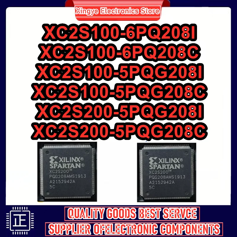 

Микросхемы XC2S100-6PQ208I, XC2S100-6PQ208C, XC2S100-5PQG208I, XC2S100-5PQG208C, XC2S200-5PQG208I, XC2S200-5PQG208C — оригинальные, в наличии.