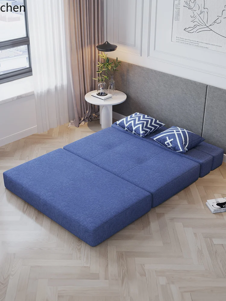 HT single folding lunch break bed office leisure lazy sofa bed double