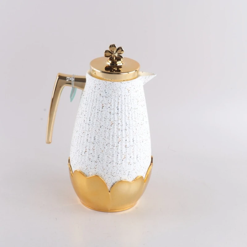 

Flower top pitting coffee pot teapot thermal insulation pot