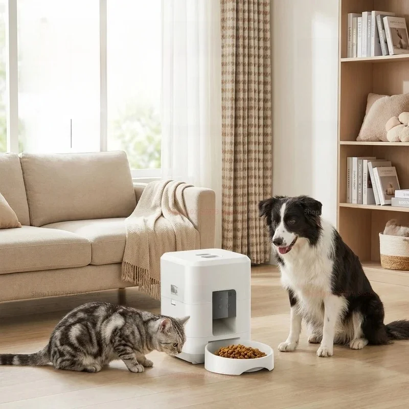 2L WiFi Smart Pet Feeder Automatic Cats and Dogs Food Dispenser Remote App Control Regular Feeding for Pets Cat Accessrioes