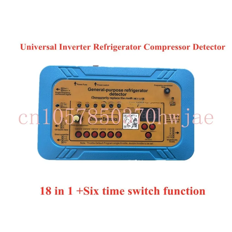 Imagem -03 - Frigorífico Compressor Detector Fan Amortecedor Válvula Solenóide Fault Repair Tester Board Universal 18in 110v 220v