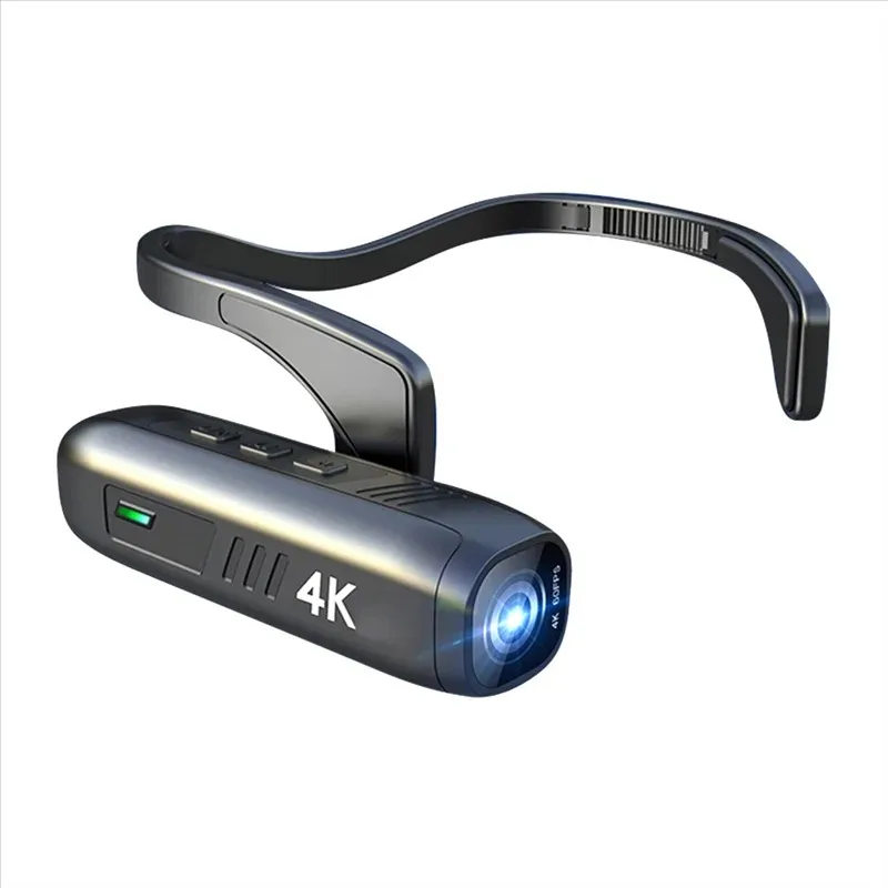 

New 4K 30FPS Head Mounted Camera Wearable WiFi Video Camcorder Camera 120°Wide Angle Lens Anti-Shake APP Control Camera