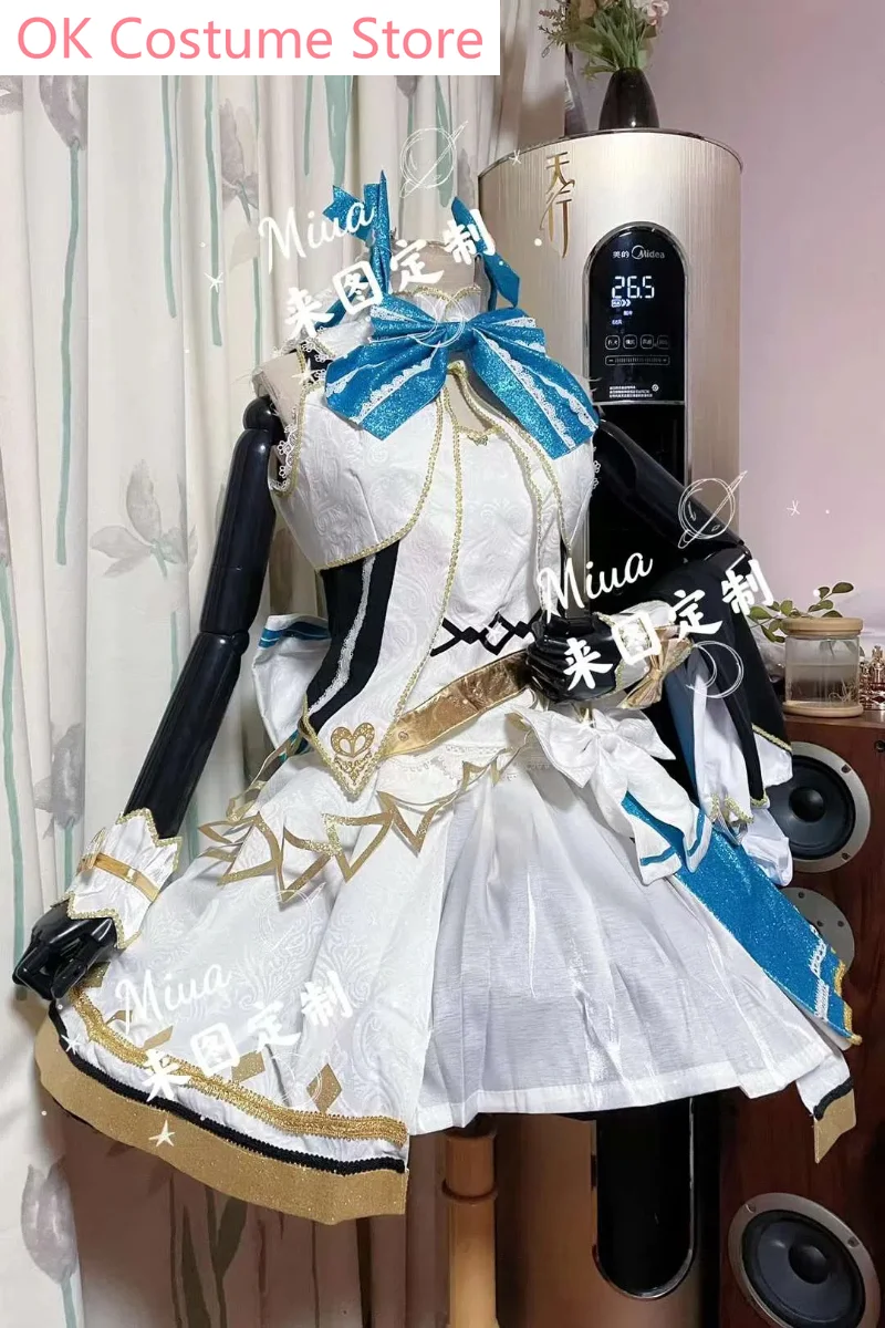 Hololive Vtuber Shirakami Fubuki Hit The Song Costume Cosplay Costume Cos Game Anime Party Uniform Hallowen Play Role Clothes